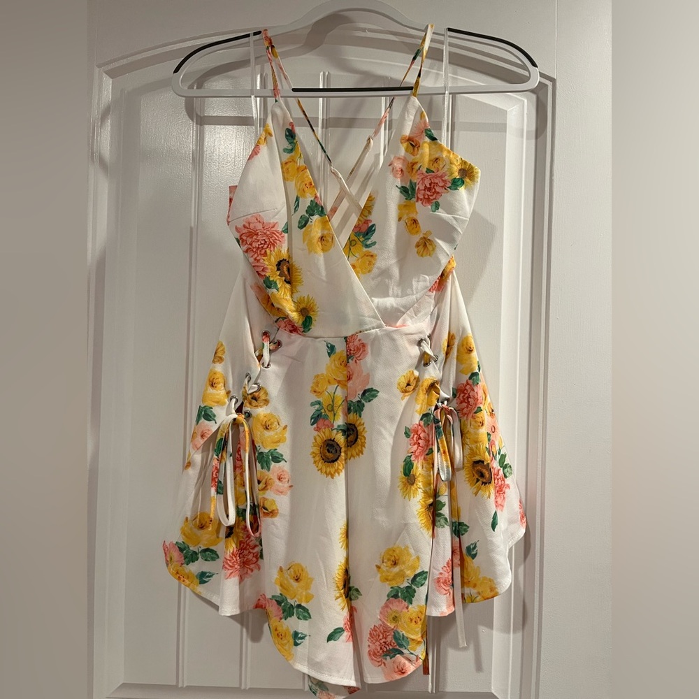 Sunflower romper